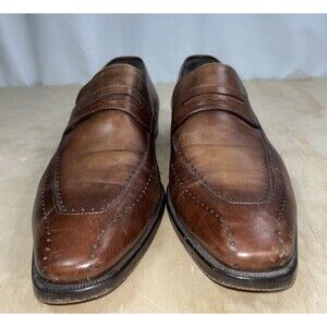 Mezlan Slip on Loafer Shoes Brown Men Size 11.5US 44.5EU